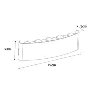 QAZQA Buiten wandlamp wit incl. LED 10-lichts IP54 - Silly - thumbnail