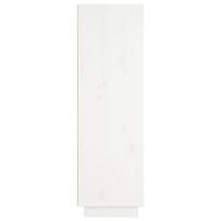 Hoge kast 37x34x110 cm massief grenenhout wit - thumbnail