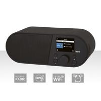 Imperial i105 Internetradio Internet AUX, USB, WiFi, Internetradio Wekfunctie Zwart - thumbnail
