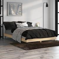 Bedframe zonder matras hout sonoma eikenkleurig 120x190 cm - thumbnail