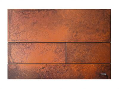 Bedieningsplaat Toilet TECE Square II Geroest Staal TECE