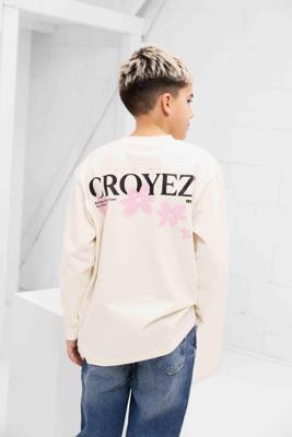 Croyez Mini Botanique Longsleeve Kids Gebroken Wit - Maat 140 - Kleur: Gebroken Wit | Soccerfanshop Croyez Mini Botanique Longsleeve Kids Gebroken Wit - Maat 140 - Kleur: Gebroken Wit | Soccerfanshop