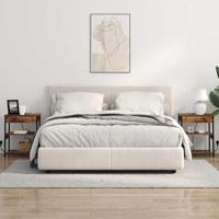 Nachtkastje 2 pcs Gerookt eiken 41 x 31 x 51 cm Bewerkt hout - thumbnail