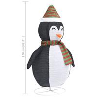 VidaXL Kerstpinguïn decoratief led 120 cm luxe stof - thumbnail