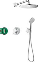 Hansgrohe Croma 280 1jet inbouw doucheset met Ecostat S, chroom - thumbnail