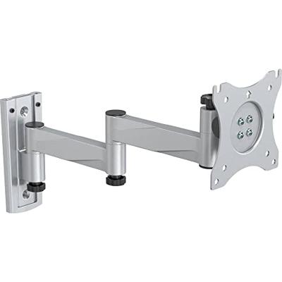 SpeaKa Professional SP-WMM-202 Wandbeugel voor monitor Aantal monteerbare displays: 1 Display(s) 33,0 cm (13) - 76,2 cm (30) Zilver Kantelbaar, Zwenkbaar,