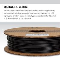 Proto-Pasta CDP12805 Protoplant Conductive PLA Filament PLA kunststof 2.85 mm 500 g Zwart 1 stuk(s) - thumbnail