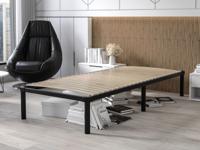 Bedbodem VERONA 90x200 cm zwart - thumbnail