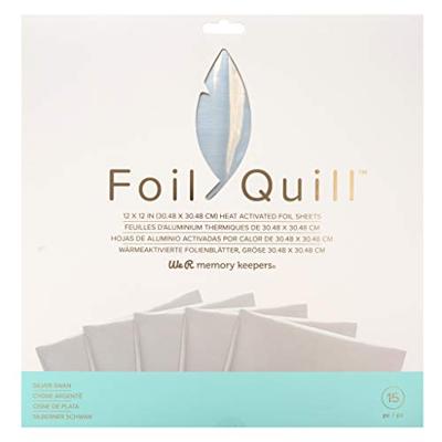 We R Makers • foil quill silver swan