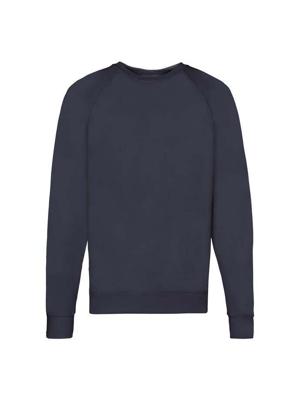 FRUIT OF THE LOOM LIGHTWEIGHT RAGLAN SWEAT SWEATSHIRT