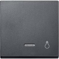 Merten 430914 Wisselschakelaar Afdekking System M Antraciet 1 stuk(s) - thumbnail