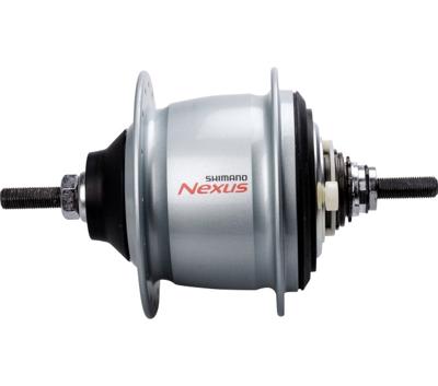 Shimano versnellingsnaaf nexus 8 sg-c6001 voor rollerbrakes / velgrem 36 gaats zilver