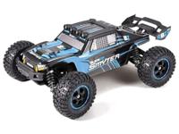 Blackzon Blauw Brushed 1:12 RC auto Elektro Monstertruck 4WD 2,4 GHz Incl. accu en lader, Met lichteffect - thumbnail