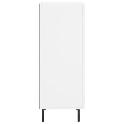 Dressoir 34,5x34x90 cm bewerkt hout wit