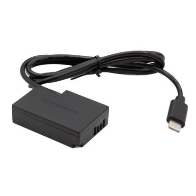 ChiliPower DR-E17 dummy accu USB-C adapterset voor o.a. Canon EOS M3, EOS M5, EOS M6 en EOS M6 II