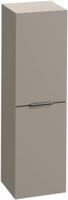 Saqu Lima halfhoge kast met rvs greep 35x32x120cm mat greige - thumbnail