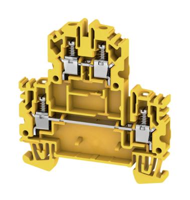 Weidmüller 1068110000 Doorgangsserieklem Schroeven Geel 100 stuk(s)