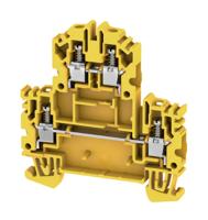 Weidmüller 1068110000 Doorgangsserieklem Schroeven Geel 100 stuk(s) - thumbnail