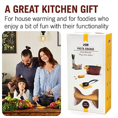 Keukenhulpjes Pasta Grande set van 4