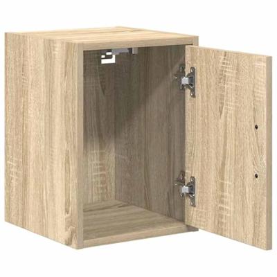 VidaXL Garagewandkasten 2 st spaanplaat sonoma eikenkleurig VidaXL Garagewandkasten 2 st spaanplaat sonoma eikenkleurig