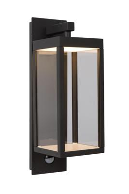 Lucide CLAIRETTE - Wandlamp Binnen/Buiten - LED - 1x13W 3000K - IP54 - Beweging & dag/nacht sensor - Antraciet Lucide CLAIRETTE - Wandlamp Binnen/Buiten - LED - 1x13W 3000K - IP54 - Beweging & dag/nacht sensor - Antraciet