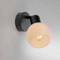 Just Light Zwarte wandlampLoki 1-lichts - 12150-18 - thumbnail