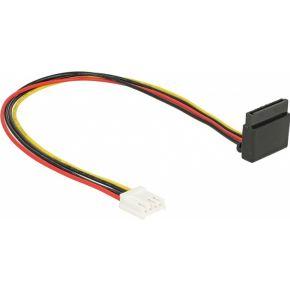 DeLOCK Floppy 4 pin female > SATA 15 pin female kabel