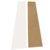Auralex SonoSuede Trapezoid Panel Right Tan absorber (per stuk) - thumbnail