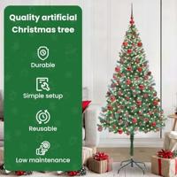 VidaXL Kunstkerstboom met 300 led groen 180 cm pvc en staal - thumbnail