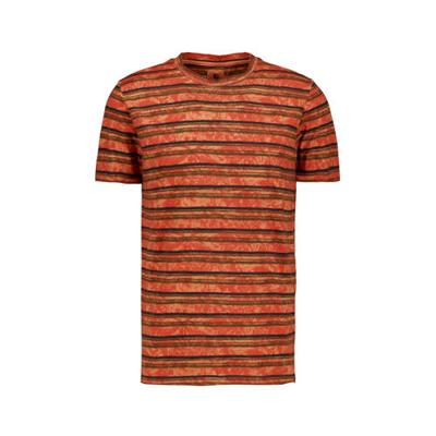 Garcia gestreept T-shirt oranje