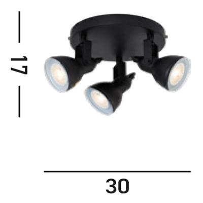 Searchlight Landelijke opbouwspotFocus - 1543BK