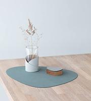 LIND DNA Placemat Nupo - Leer - Pastel Green - 44 x 37 cm - thumbnail