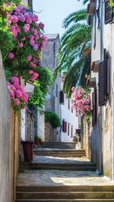 Steeg Sardinie 70x130cm Tuinschilderij Customize-it - Customize it