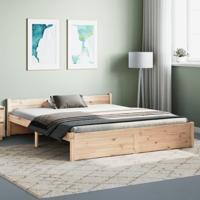 Bedframe massief hout 150x200 cm - thumbnail