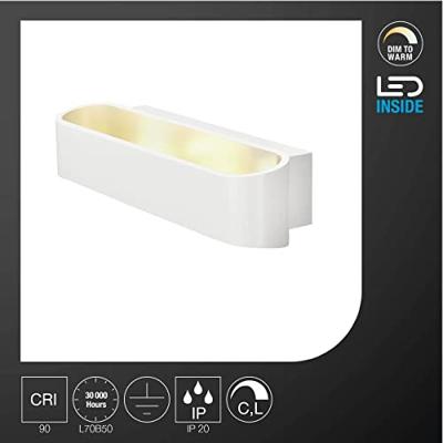 SLV WandlampAsso 300 30cm wit - 1000634 - thumbnail