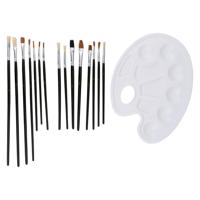 Penselen en Palet, 16dlg. - thumbnail