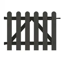 Elephant Tuinhekpoort Composiet Classic - Antraciet - 100 x 80 cm (incl. beslag) - thumbnail