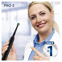 Oral-B Pro 3 - 3900 - Zwarte Elektrische Tandenborstel Ontworpen Door Braun - thumbnail
