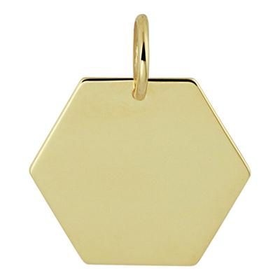 Hanger Babyvoetjes geelgoud 10,5 mm