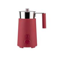 Alessi Plissé Melkopschuimer rood - thumbnail