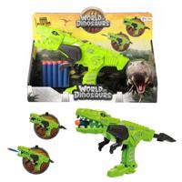 World Of Dinosaurs afschietpistool met foampijlen - thumbnail
