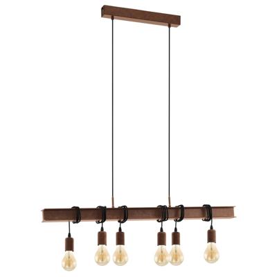 Eglo HanglampTownshend 4 Roest - 49859