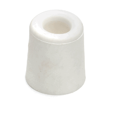 *Deurbuffer rubber wit 48mm