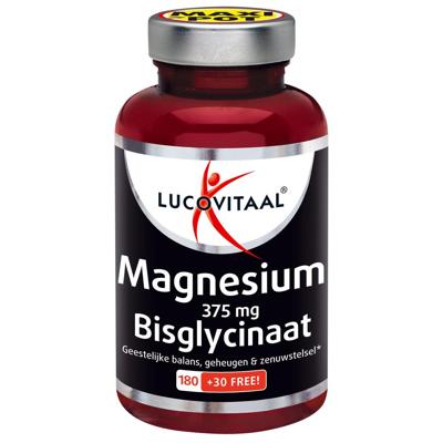 Lucovitaal Magnesium 375mg Bisglycinaat 210Tabletten