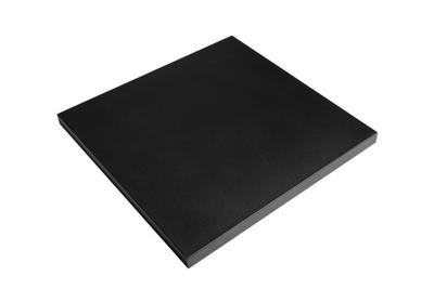 Deksel Cocoon vuurtafel vierkant zwart