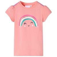 VidaXL Kindershirt 104 lichtkoraalkleurig - thumbnail