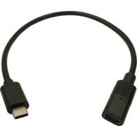 Cliff FCR72000 USB-kabel USB-C bus, USB-C stekker 0.30 m Zwart - thumbnail