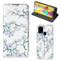 Samsung Galaxy M31 Uniek Smart Cover Blossom White - thumbnail