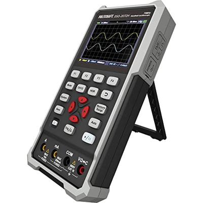 VOLTCRAFT DSO-2072H Handoscilloscoop 70 MHz 2-kanaals 250 MSa/s 8 kpts 8 Bit Handapparaat, Functiegenerator, Multimeterfuncties 1 stuk(s)