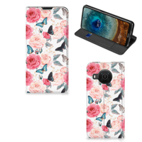 Nokia X20 | X10 Smart Cover Butterfly Roses - thumbnail